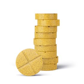 500mg Daily Calm Tablets - Ashwagandha, L-Theanine, Ginger, Amla, Tulsi - Honey Lemon Ginger