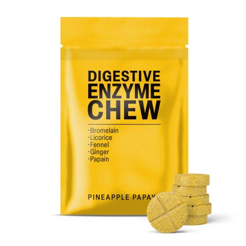 500mg Bromelain, Licorice, Fennel, Ginger, Papain Tablets - Pineapple Papaya - Thumbnail 2