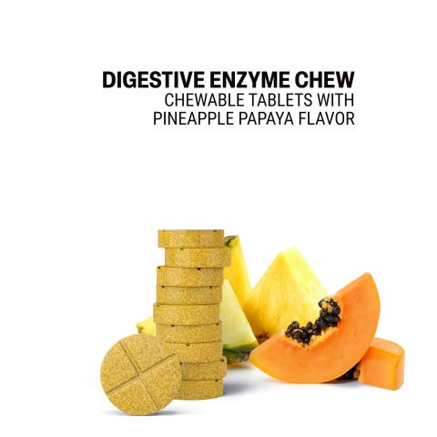 500mg Bromelain, Licorice, Fennel, Ginger, Papain Tablets - Pineapple Papaya - Thumbnail 4