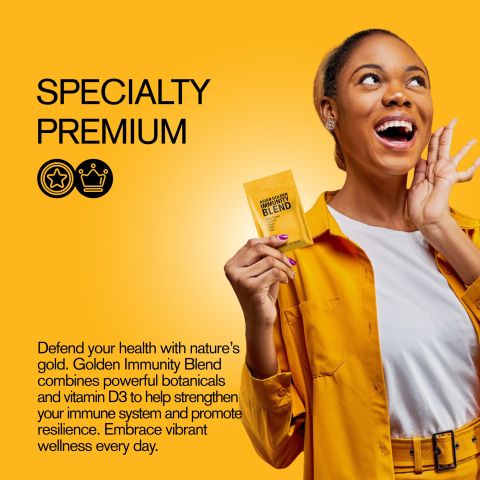 500mg Black Pepper, Turmeric, Ginger, Amla, Tulsi Tablets - Golden Citrus - Thumbnail 6