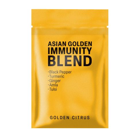 500mg Black Pepper, Turmeric, Ginger, Amla, Tulsi Tablets - Golden Citrus - Thumbnail 3