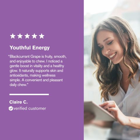 500mg Pomegratane, Resveratrol, Green Tea, Turmeric, Amla Tablets - Blackcurrant Grape - Thumbnail 7