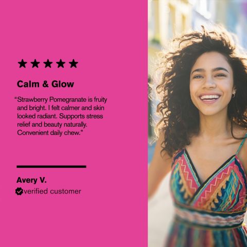 500mg Ashwagandha, Pomegranate, Amla, Gotu Kola, Tulsi Tablets - Strawberry Pomegranate - Thumbnail 7