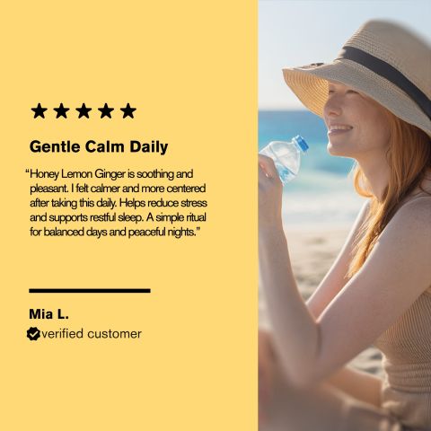 500mg Daily Calm - Honey Lemon Ginger - Thumbnail 7