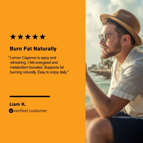 500mg Green Coffee, Green Tea, Cayenne, Ginger, Amla Tablets - Lemon Cayenne - Thumbnail 7