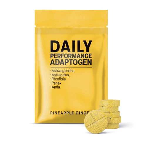 500mg Ashwagandha, Astragalus, Rhodiola, Panax, Amla Tablets - Pineapple Ginger - Thumbnail 2