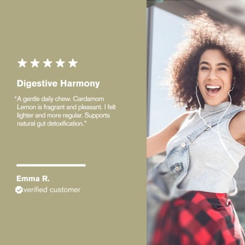 500mg Licorice, Triphala, Fennel, Ginger, Amla Tablets - Cardamom Lemon - Thumbnail 7