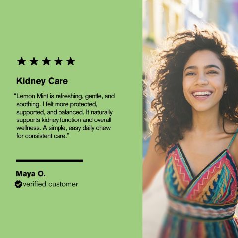 500mg Punarnava, Dandelion, Coriander, Ginger, Amla Tablets - Lemon Mint - Thumbnail 7