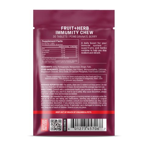 500mg Fruit + Herb Immunity - Pomegranate Berry - Thumbnail 8