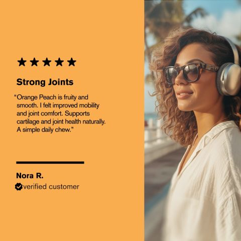 500mg Bamboo Silica, Boswellia, Turmeric, Amla, Gotu Tablets - Orange Peach - Thumbnail 7