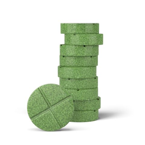500mg Ashwagandha, L-Theanine, Green Tea, Gotu Kola, Bacopa Tablets - Matcha Citrus - Thumbnail 1