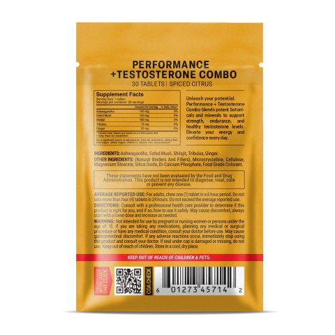 500mg Performance+Testosterone Combo - Spiced Citrus - Thumbnail 8