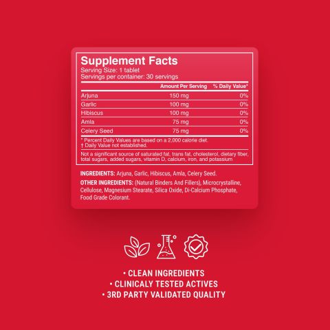 500mg Blood Pressure Support - Hibiscus Berry - Thumbnail 9