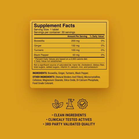 500mg Ginger + Boswellia - Spiced Mango - Thumbnail 9