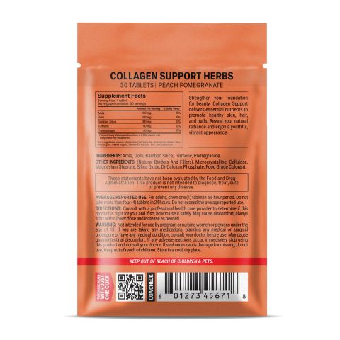 500mg Collagen Support Herbs - Peach Pomegranate - Thumbnail 8