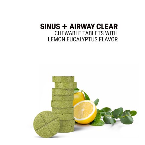 500mg Andrographis, Holy Basil, Turmeric, Ginger, Amla Tablets - Lemon Eucalyptus - Thumbnail 4