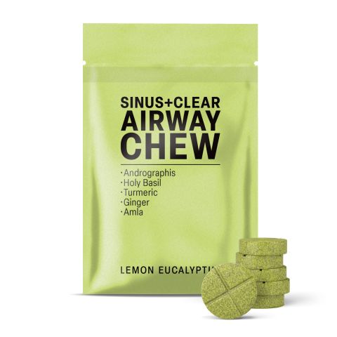 500mg Andrographis, Holy Basil, Turmeric, Ginger, Amla Tablets - Lemon Eucalyptus - Thumbnail 2