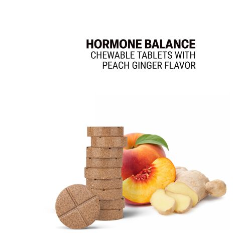 500mg Ashwagandha, Dong Quai, Shatavari, Saffron, Amla Tablets - Peach Ginger - Thumbnail 4