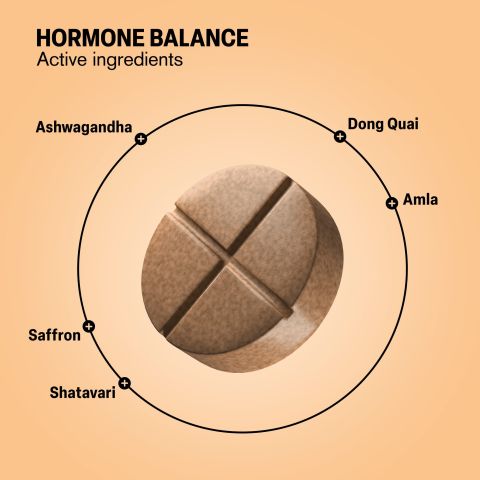 500mg Ashwagandha, Dong Quai, Shatavari, Saffron, Amla Tablets - Peach Ginger - Thumbnail 5