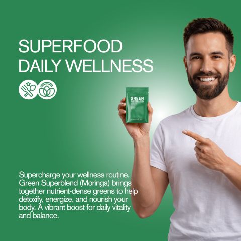 500mg Green Superblend - Pineapple Mint - Thumbnail 6