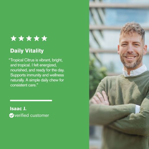 500mg Green Tea, Turmeric, Moringa, Amla, Goji Tablets - Tropical Citrus - Thumbnail 7