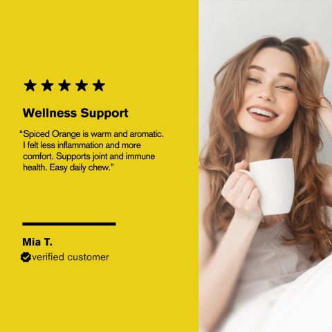 500mg Black Pepper, Turmeric, Ginger, Amla Tablets - Spiced Orange - Thumbnail 7