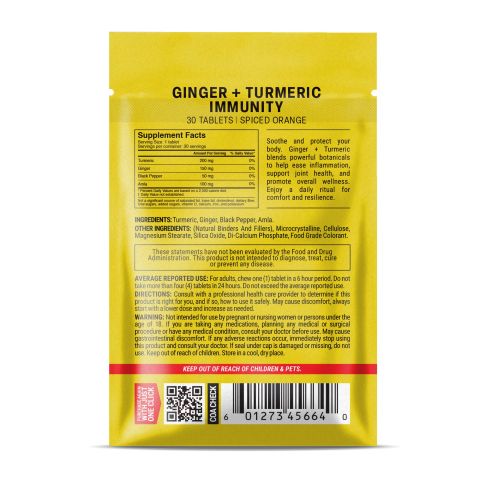500mg Ginger + Turmeric - Spiced Orange - Thumbnail 8