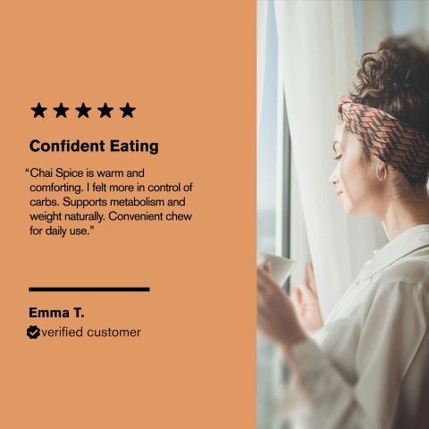 500mg Fenugreek, Gymnema, Cinnamon, Salacia, Amla Tablets - Chai Spice - Thumbnail 7