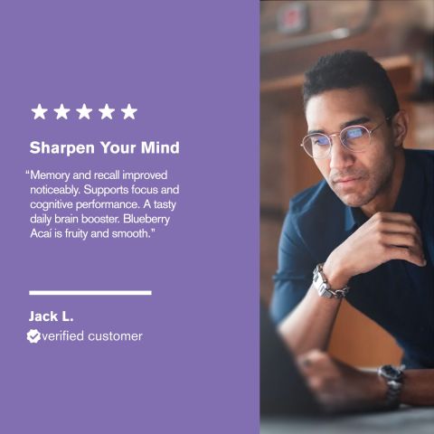 500mg Green Tea, Gotu Kola, Bacopa, Panax, Amla Tablets - Blueberry Acai - Thumbnail 7