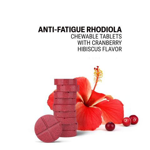 500mg Schisandra, Green Tea, Rhodiola, Panax, Amla Tablets - Cranberry Hibiscus - Thumbnail 4
