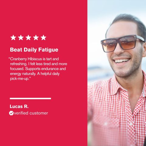 500mg Schisandra, Green Tea, Rhodiola, Panax, Amla Tablets - Cranberry Hibiscus - Thumbnail 7