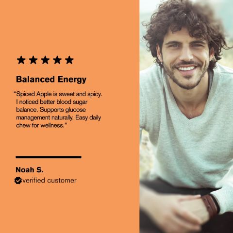 500mg Bitter Melon, Fenugreek, Gymnema, Cinnamon, Amla Tablets - Spiced Apple - Thumbnail 7