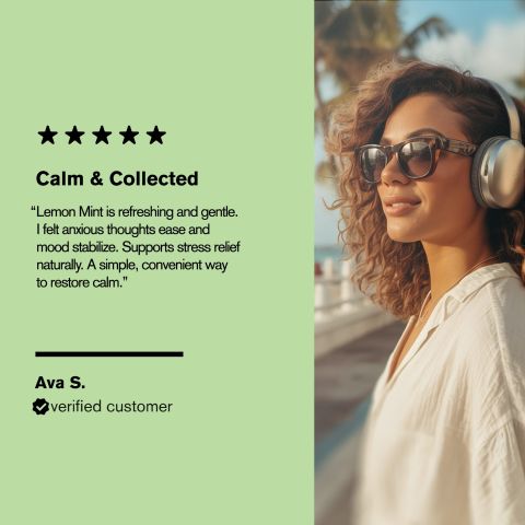 500mg Ashwagandha, L-Theanine, Gotu Kola, Jujube, Tulsi Tablets - Lemon Mint - Thumbnail 7