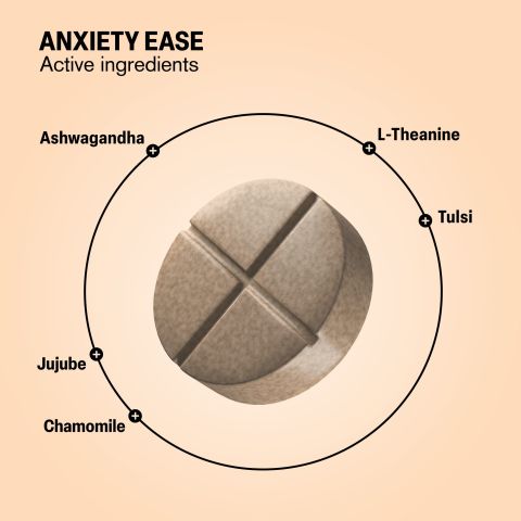500mg Ashwagandha, Chamomile, L-Theanine, Jujube, Tulsi Tablets - Vanilla Chamomile - Thumbnail 5