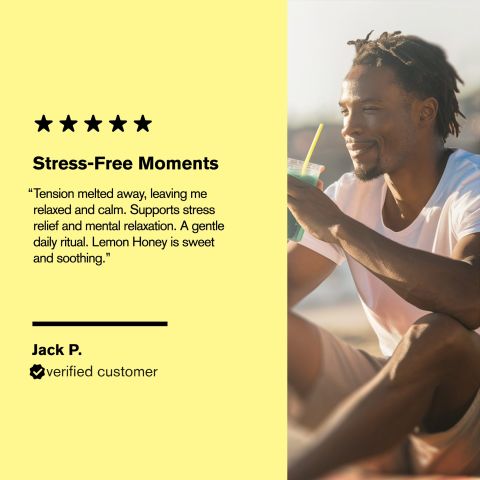 500mg Ashwagandha, Chamomile, L-Theanine, Jujube, Tulsi Tablets - Lemon Honey - Thumbnail 7