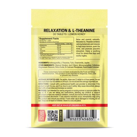 500mg Relaxation + L-Theanine - Lemon Honey - Thumbnail 8