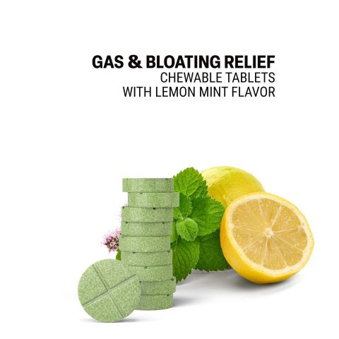 500mg Triphala, Fennel, Ginger, Ajwain, Cumin Tablets - Lemon Mint - Thumbnail 4