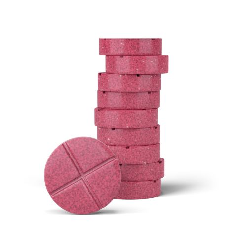 500mg Pomegratane, Mangosteen, Rosehip, Acerola, Amla Tablets - Pink Lemonade - Thumbnail 1