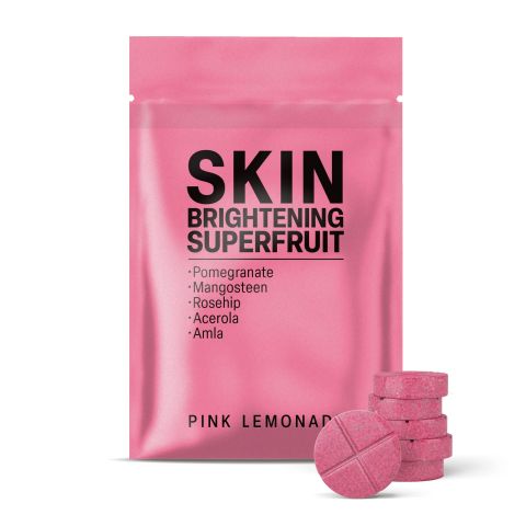 500mg Pomegratane, Mangosteen, Rosehip, Acerola, Amla Tablets - Pink Lemonade - Thumbnail 2