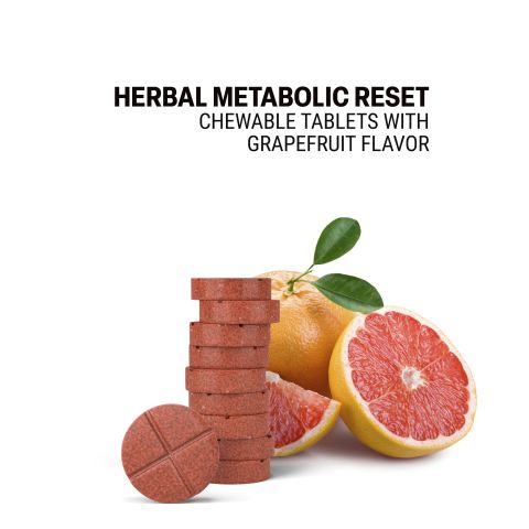 500mg Gymnema, Green Tea, Turmeric, Garcinia, Ginger Tablets - Grapefruit - Thumbnail 4