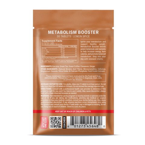 500mg Metabolism Booster - Lemon Spice - Thumbnail 8