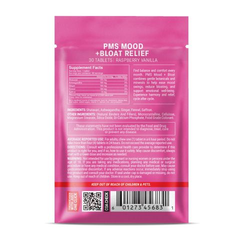 500mg PMS Mood + Bloat - Raspberry Vanilla - Thumbnail 8
