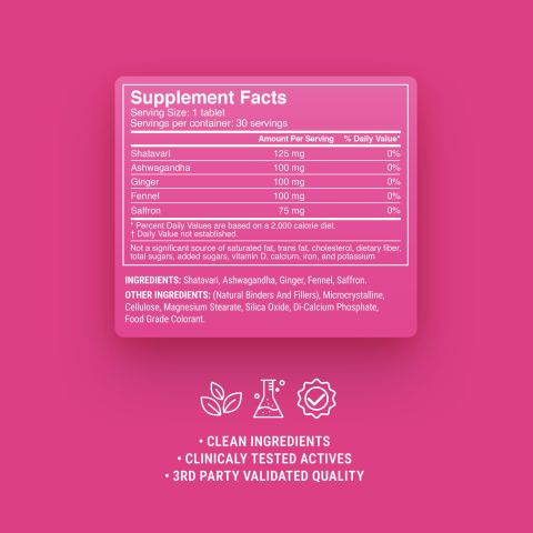 500mg PMS Mood + Bloat - Raspberry Vanilla - Thumbnail 9