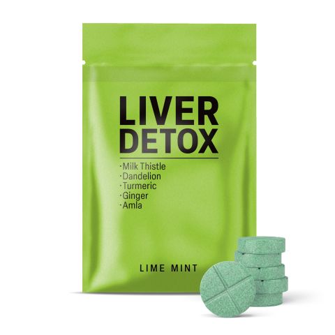 500mg Milk Thistle, Dandelion, Turmeric, Ginger, Amla Tablets - Live Mint - Thumbnail 2
