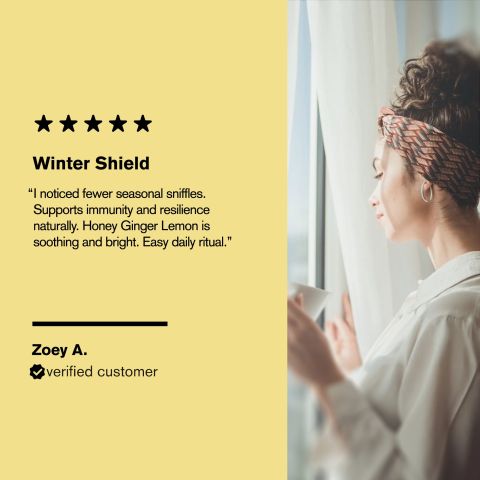 500mg Turmeric, Licorice, Ginger, Amla, Tulsi Tablets - Honey Ginger Lemon - Thumbnail 7