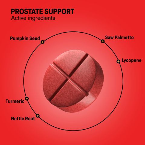 500mg Pumpkin Seed, Saw Palmetto, Nettle Root, Lycopene, Turmeric Tablets - Cranberry Orange - Thumbnail 5