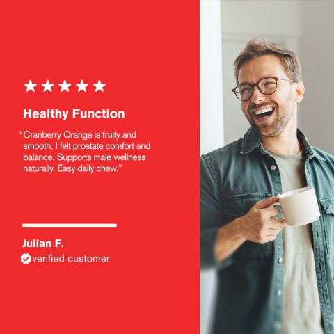 500mg Pumpkin Seed, Saw Palmetto, Nettle Root, Lycopene, Turmeric Tablets - Cranberry Orange - Thumbnail 7