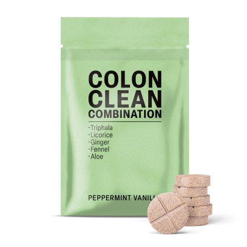 500mg Triphala, Licorice, Ginger, Fennel, Aloe Tablets - Peppermint Vanilla - Thumbnail 2