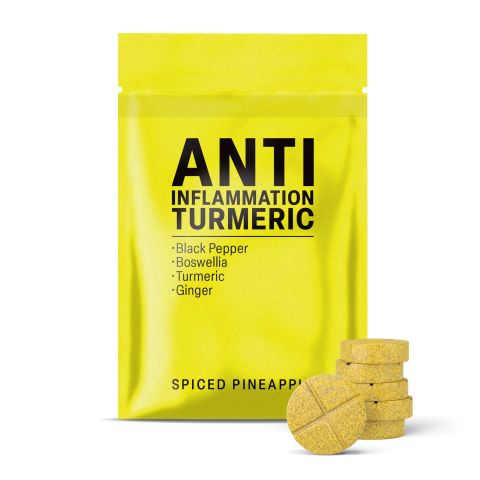 500mg Black Pepper, Boswellia, Turmeric, Ginger Tablets - Spiced Pineapple - Thumbnail 2