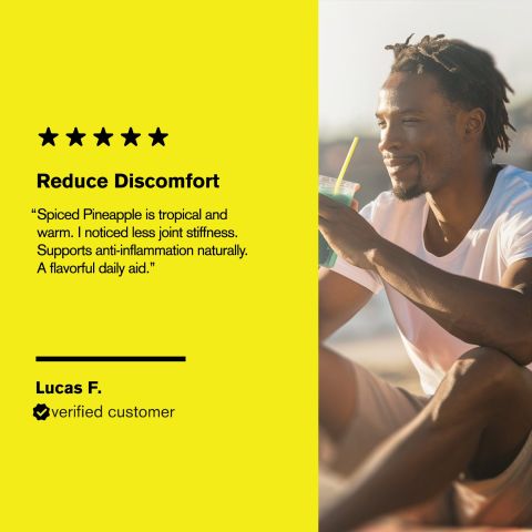 500mg Black Pepper, Boswellia, Turmeric, Ginger Tablets - Spiced Pineapple - Thumbnail 7